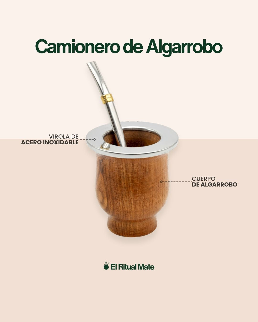 Mate Camionero Artesanal de Algarrobo