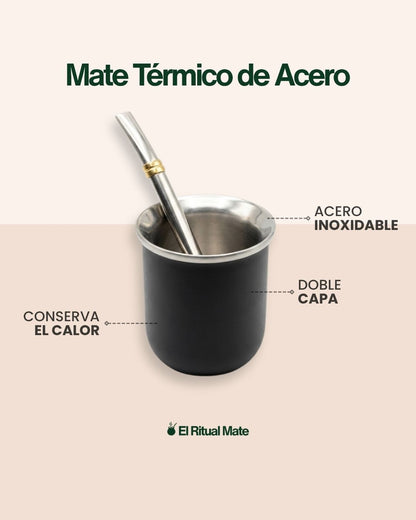 Mate Térmico Acero Inoxidable