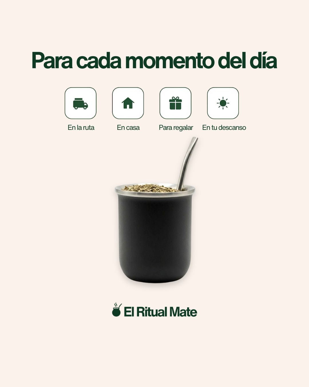 Mate Térmico Acero Inoxidable